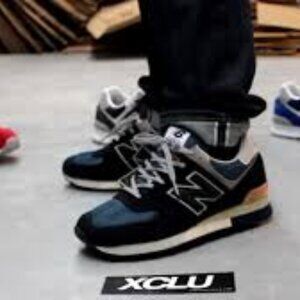 New Balance 576 Appears in Green & Blue/Size 8.5 W